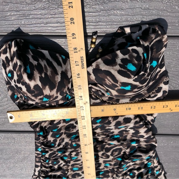 COCO REEF Women’s Swimsuit Bathing Suit Tankini Animal Print XS 32C S 34C - Picture 9 of 9
